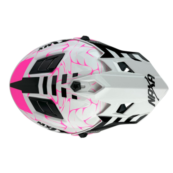 KASK MOTOCYKLOWY C11/F/YXL junior różowy połysk-87194