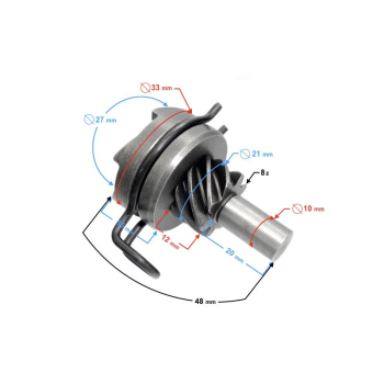 Bendix rozrusznika nożnego Falcon 4T Euro 4 silnik-8738
