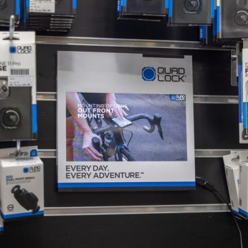 Quad Lock® POS - Video Counter Display - uniw-91431