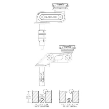 Podstawa montowana w sztycę główki ramy Quad Lock®-91803