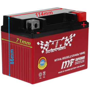 AKUMULATOR YTX4L-BS (GEL) WM MOTOR 12 VOLT