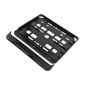 Ramka motocyklowa metalizowana czarna-92810