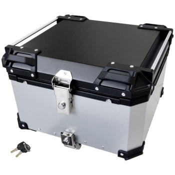 Kufer tylny srebrny 56L