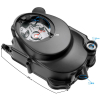 POKRYWA SPRZĘGŁA SILNIK 139FMB MOTOROWER FIGTER-93081