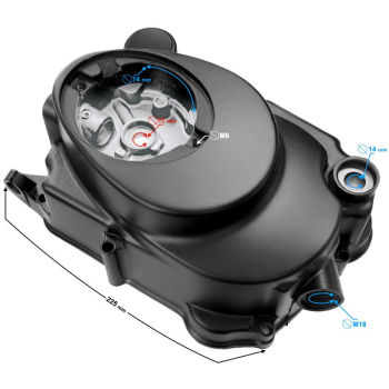 POKRYWA SPRZĘGŁA SILNIK 139FMB MOTOROWER FIGTER-93081