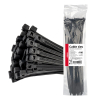 Taśmy opaski zaciskowe kablowe czarne 4,8x350mm -
