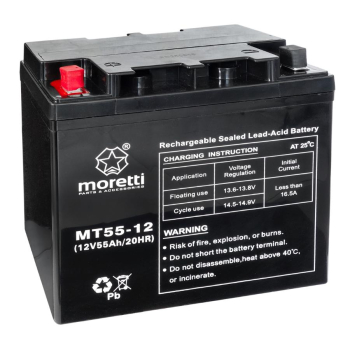 Akumulator Moretti UPS MT55-12-94756