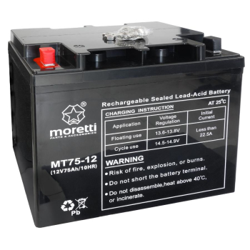 Akumulator Moretti UPS MT75-12-94759