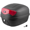 KUFER MORETTI MR-808 CZARNO-CZERWONY odblask