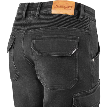 SECA SPODNIE SQUARE II WASHED BLACK 32-95958
