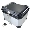 Kufer tylny srebrny 36L