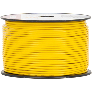 Przewód jednożyłowy żółty CCA 1x1mm2 100m 5A 12/23-96709