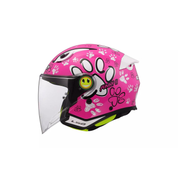 KASK LS2 OF622 FUNNY II PAWS PINK M-97862