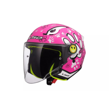 KASK LS2 OF622 FUNNY II PAWS PINK M
