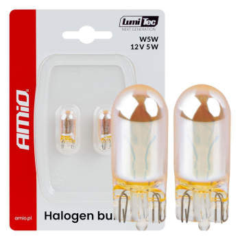 Żarówki halogenowe WY5W 12V5W LumiTec pomarańczowe