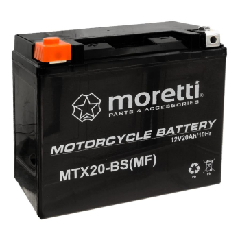 Akumulator Moretti AGM (Gel) MTX20-BS-98224