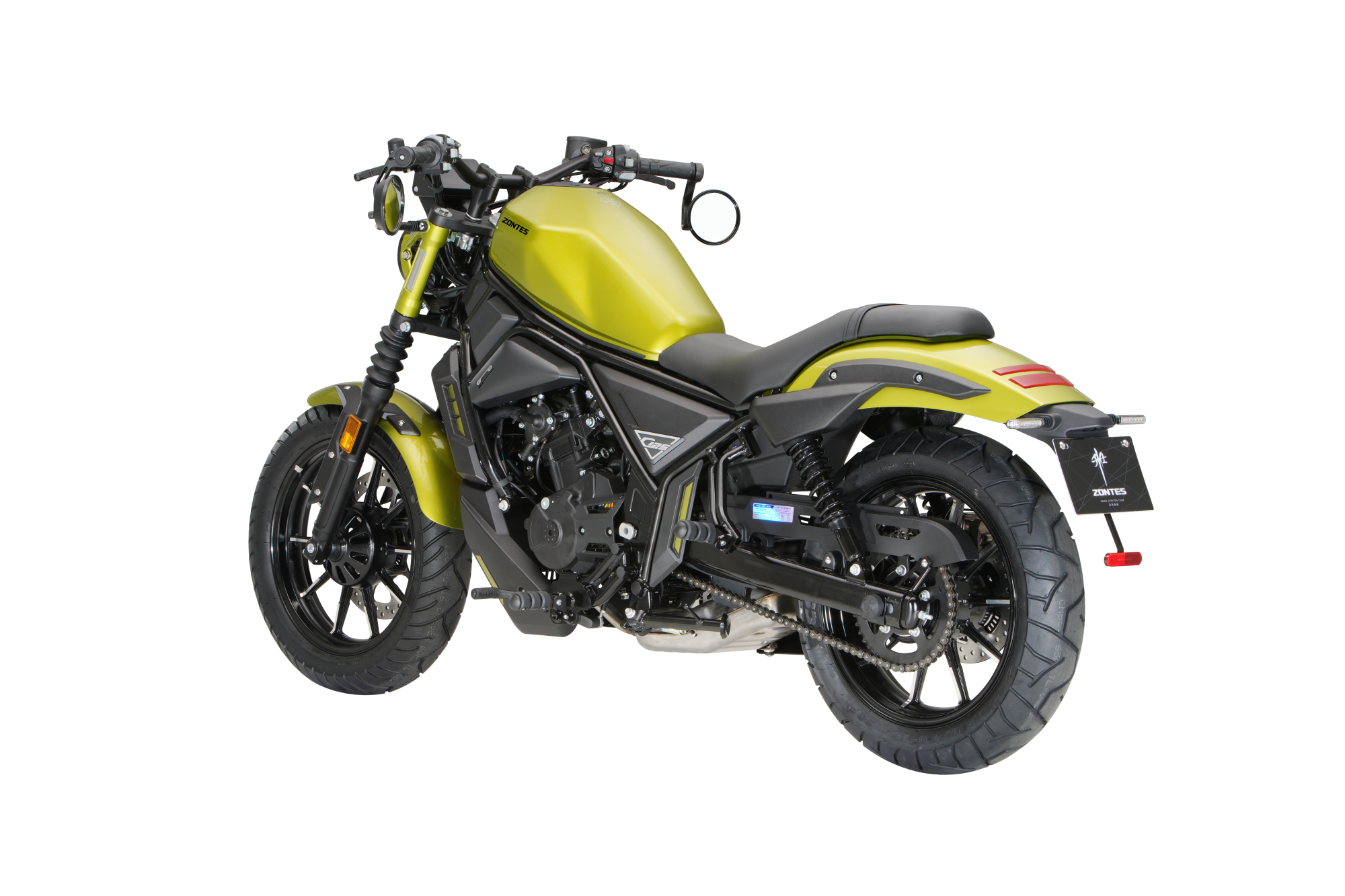 ZONTES 125 C2 – silnik i jednostronny wahacz